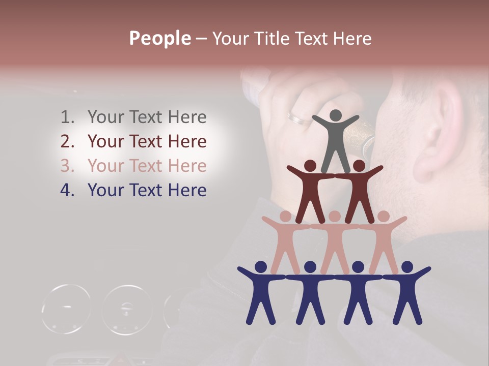 Driving Escape Mirror PowerPoint Template