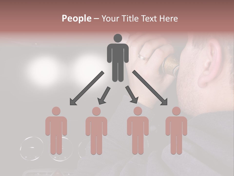 Driving Escape Mirror PowerPoint Template