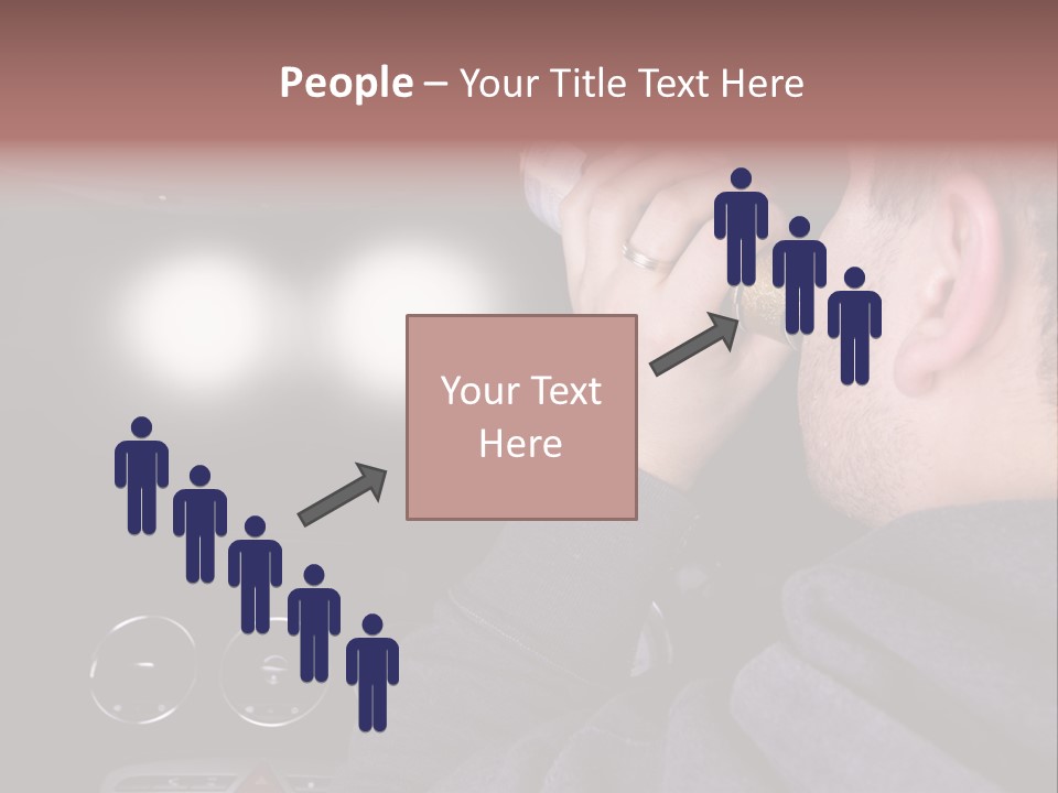 Driving Escape Mirror PowerPoint Template