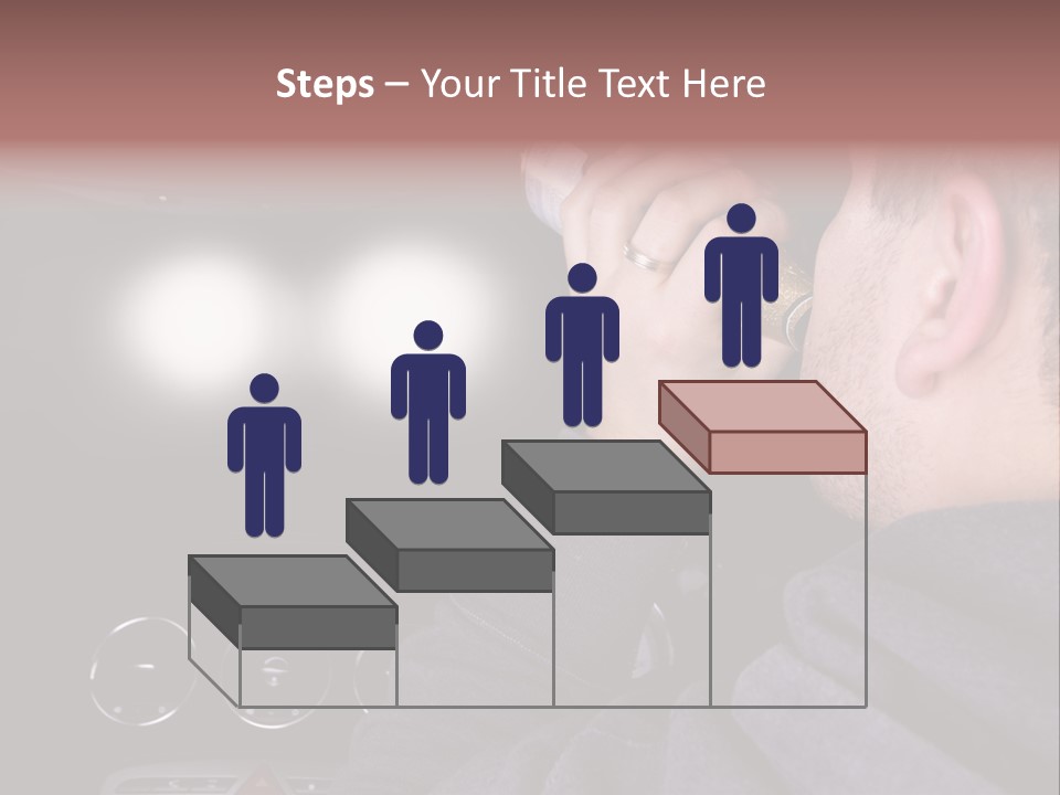 Driving Escape Mirror PowerPoint Template