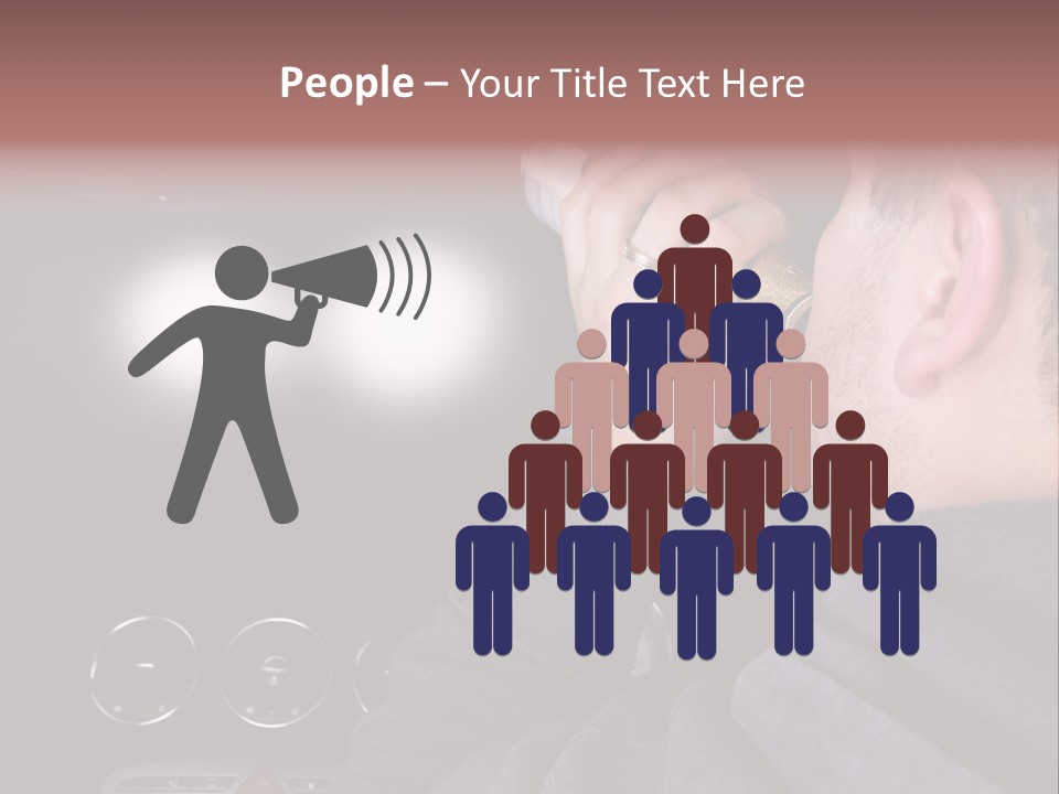 Driving Escape Mirror PowerPoint Template