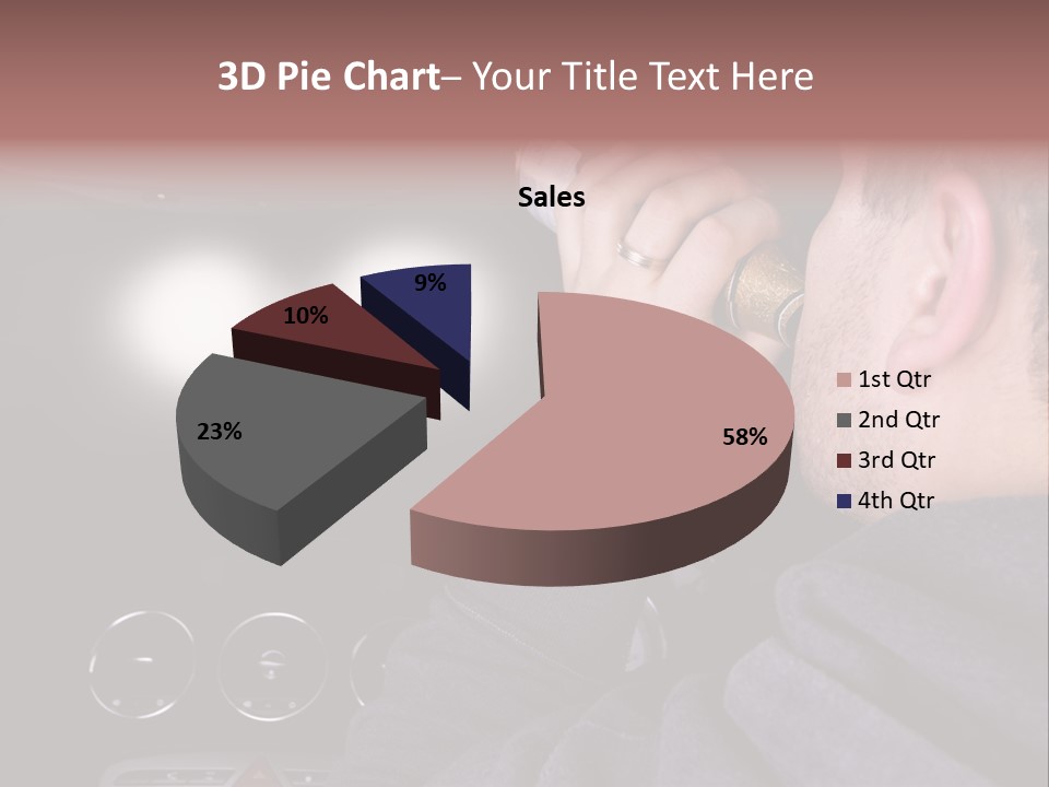 Driving Escape Mirror PowerPoint Template