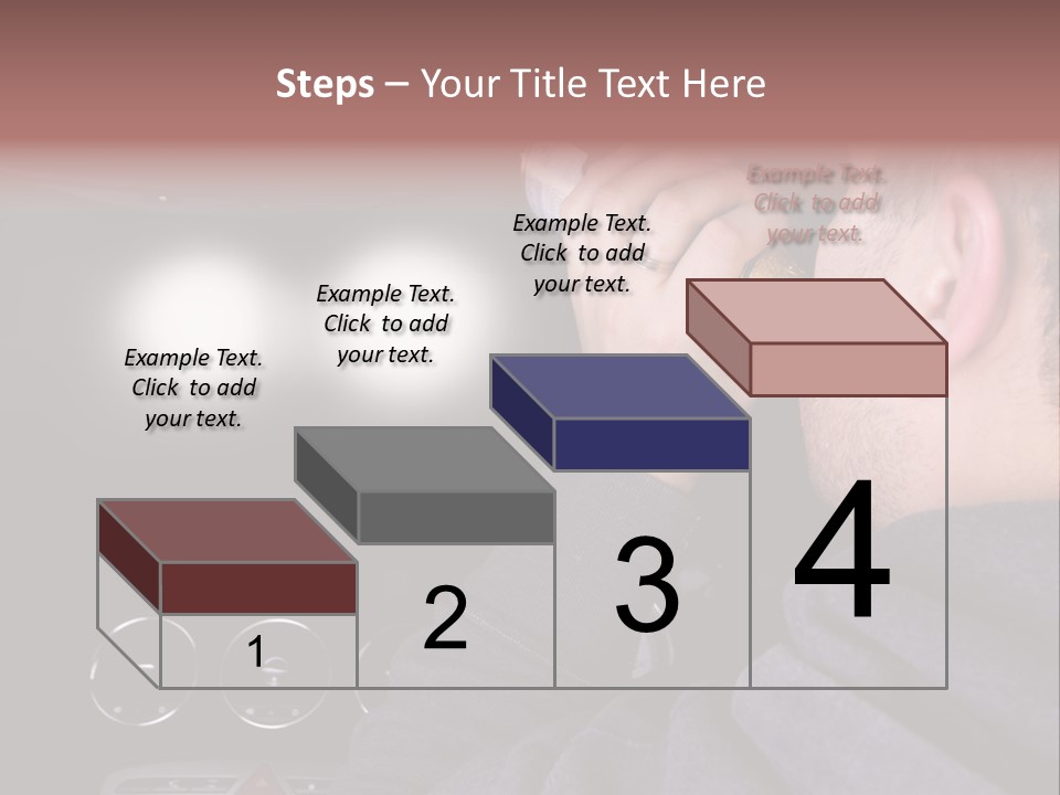 Driving Escape Mirror PowerPoint Template