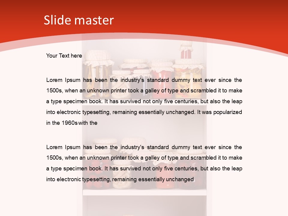 Canning Product Preserve PowerPoint Template