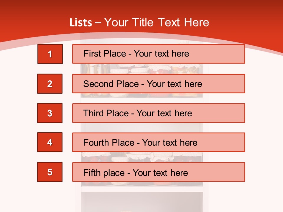 Canning Product Preserve PowerPoint Template