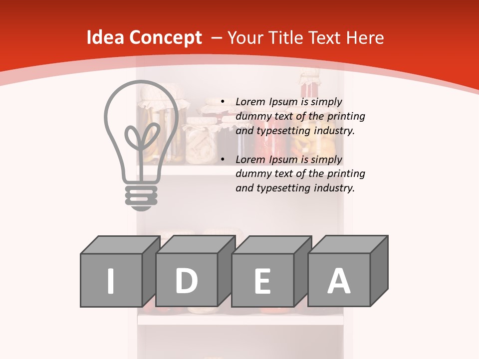 Canning Product Preserve PowerPoint Template