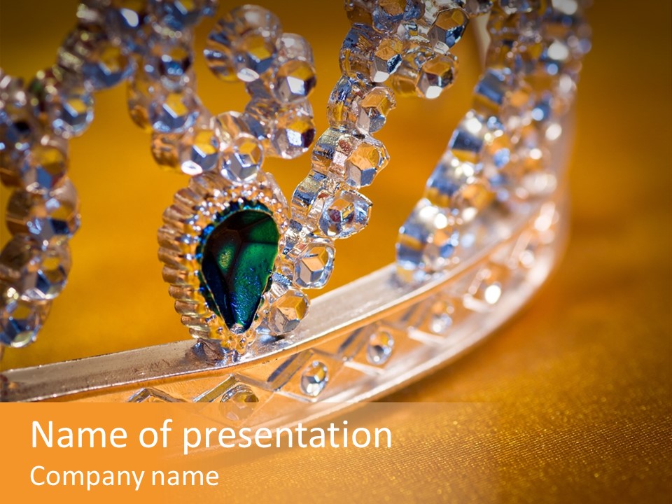 Fancy Winner Gem PowerPoint Template