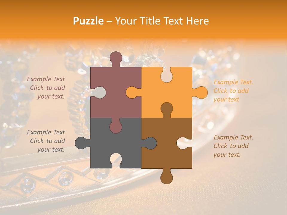 Fancy Winner Gem PowerPoint Template