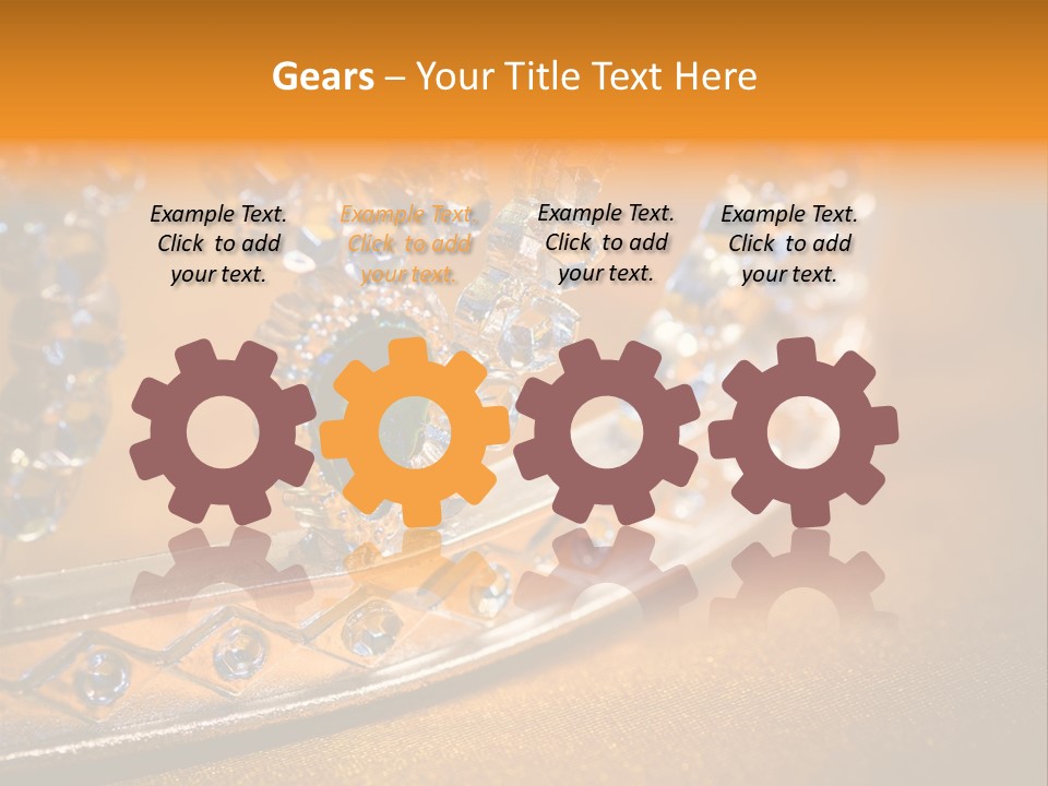 Fancy Winner Gem PowerPoint Template