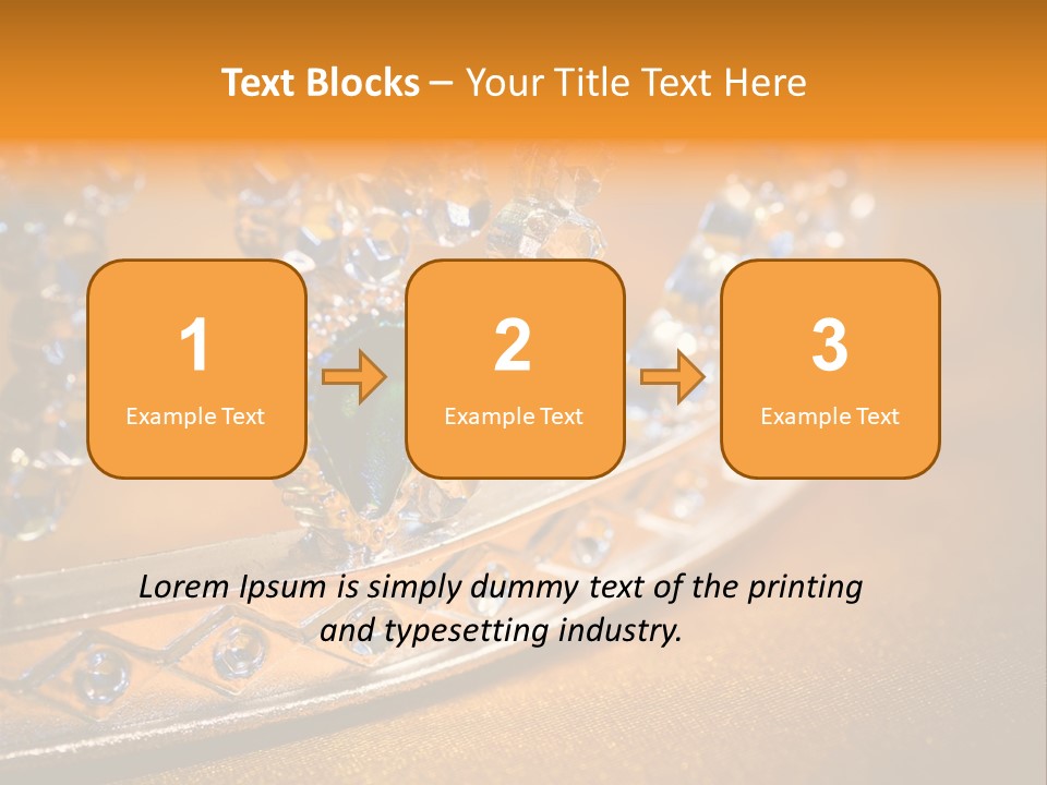 Fancy Winner Gem PowerPoint Template