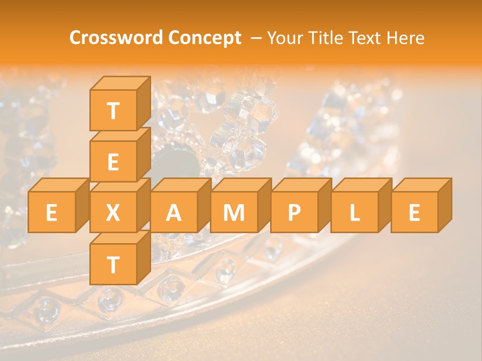 Fancy Winner Gem PowerPoint Template