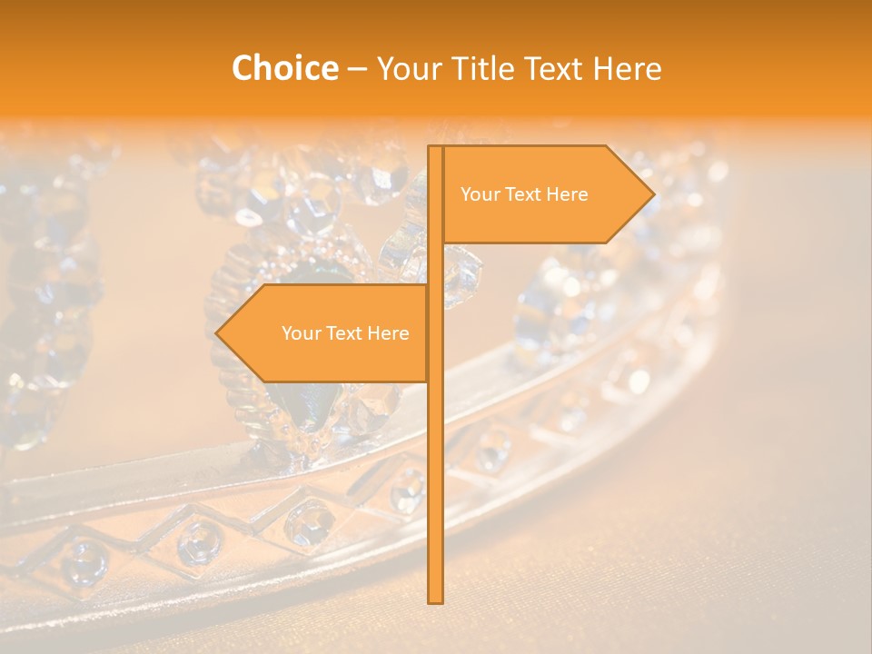 Fancy Winner Gem PowerPoint Template