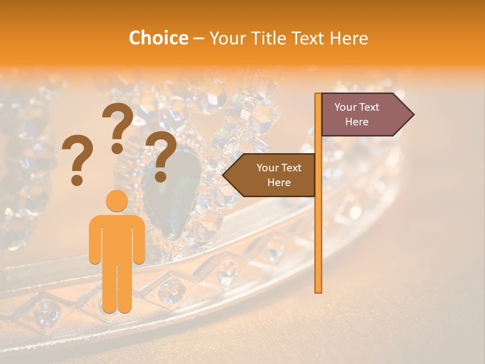 Fancy Winner Gem PowerPoint Template