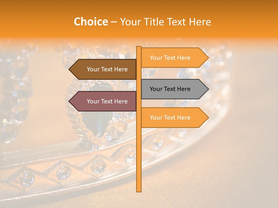 Fancy Winner Gem PowerPoint Template