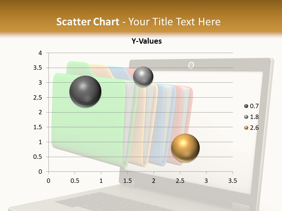 Internet Computer Yellow PowerPoint Template