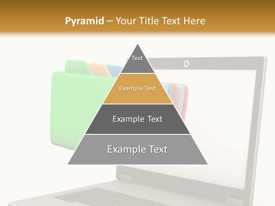 Internet Computer Yellow PowerPoint Template
