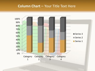 Internet Computer Yellow PowerPoint Template