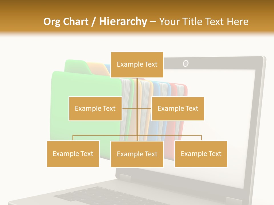 Internet Computer Yellow PowerPoint Template
