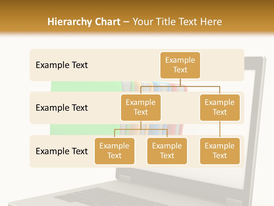 Internet Computer Yellow PowerPoint Template