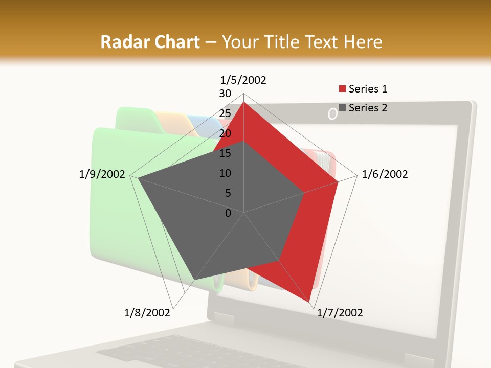 Internet Computer Yellow PowerPoint Template