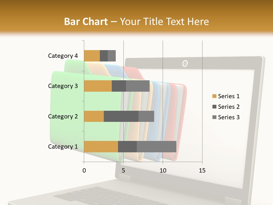 Internet Computer Yellow PowerPoint Template