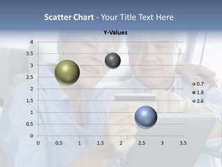 Smile Pda Senior Couple PowerPoint Template