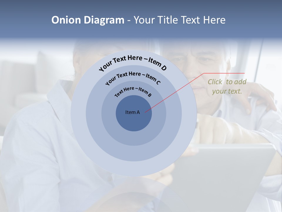 Smile Pda Senior Couple PowerPoint Template