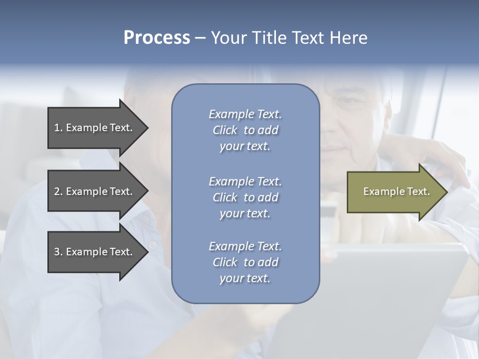 Smile Pda Senior Couple PowerPoint Template