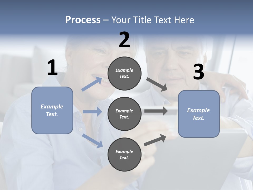 Smile Pda Senior Couple PowerPoint Template