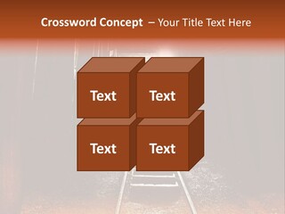 Stone Miner Train PowerPoint Template