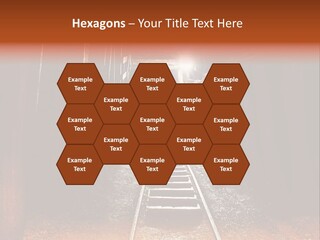 Stone Miner Train PowerPoint Template