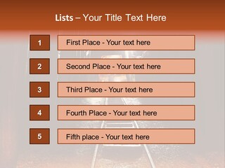 Stone Miner Train PowerPoint Template