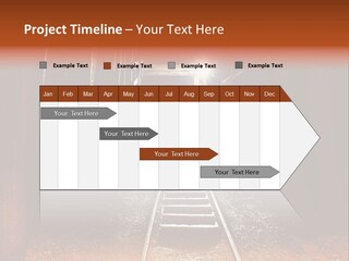 Stone Miner Train PowerPoint Template