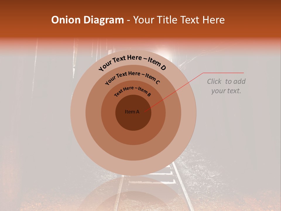 Stone Miner Train PowerPoint Template