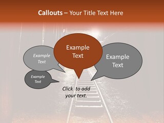 Stone Miner Train PowerPoint Template