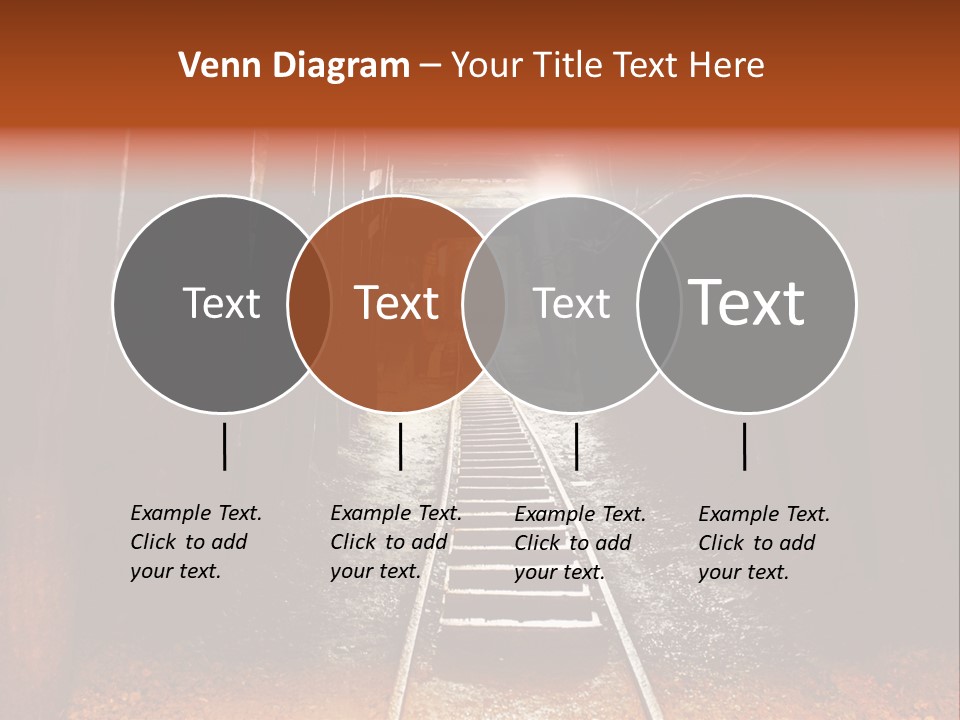 Stone Miner Train PowerPoint Template