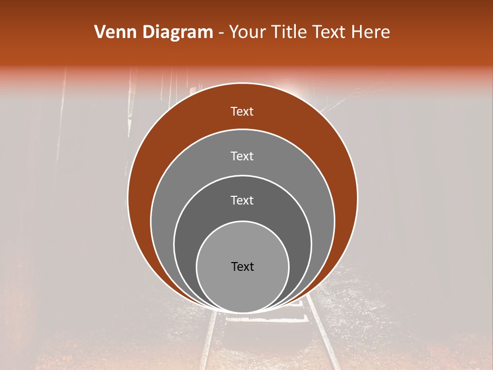 Stone Miner Train PowerPoint Template