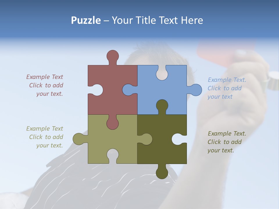 Caucasian Punishment Wrong PowerPoint Template