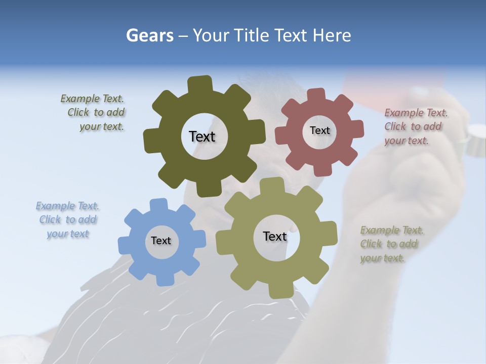 Caucasian Punishment Wrong PowerPoint Template