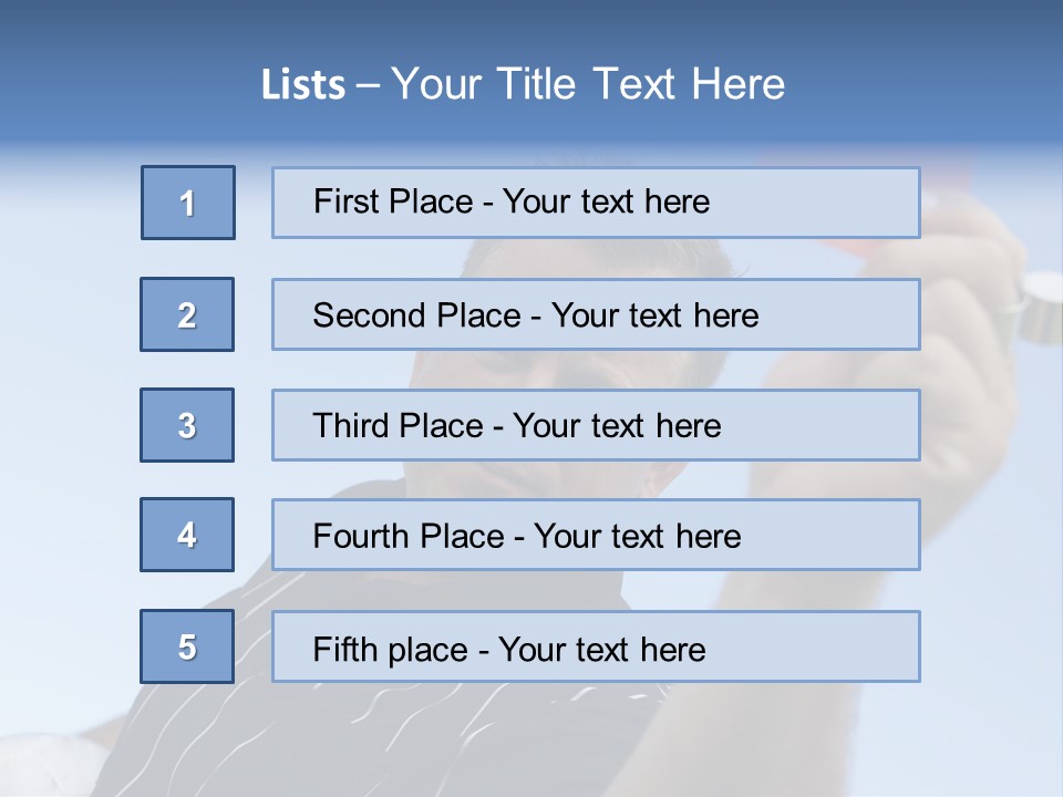 Caucasian Punishment Wrong PowerPoint Template