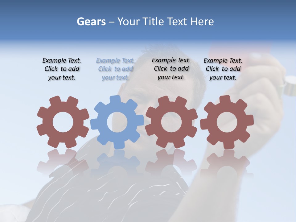 Caucasian Punishment Wrong PowerPoint Template