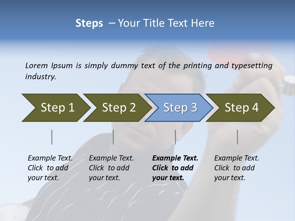 Caucasian Punishment Wrong PowerPoint Template
