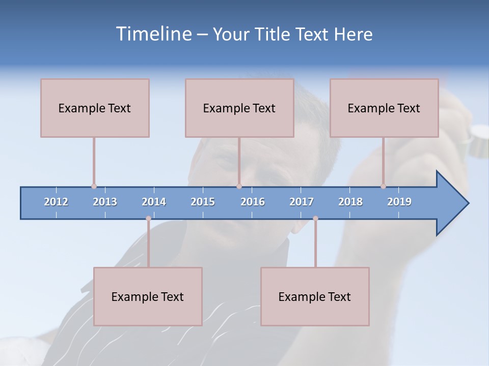 Caucasian Punishment Wrong PowerPoint Template
