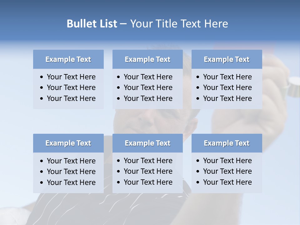 Caucasian Punishment Wrong PowerPoint Template