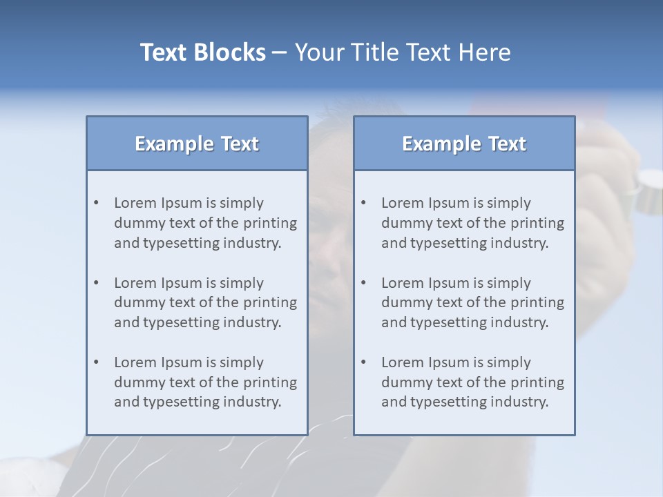 Caucasian Punishment Wrong PowerPoint Template