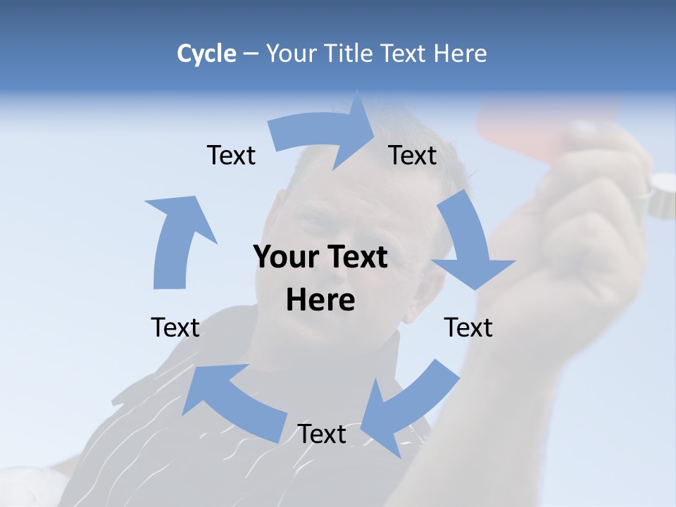 Caucasian Punishment Wrong PowerPoint Template
