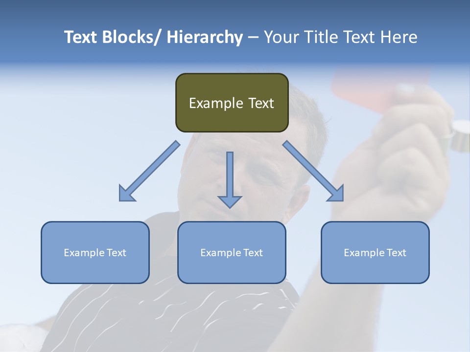 Caucasian Punishment Wrong PowerPoint Template