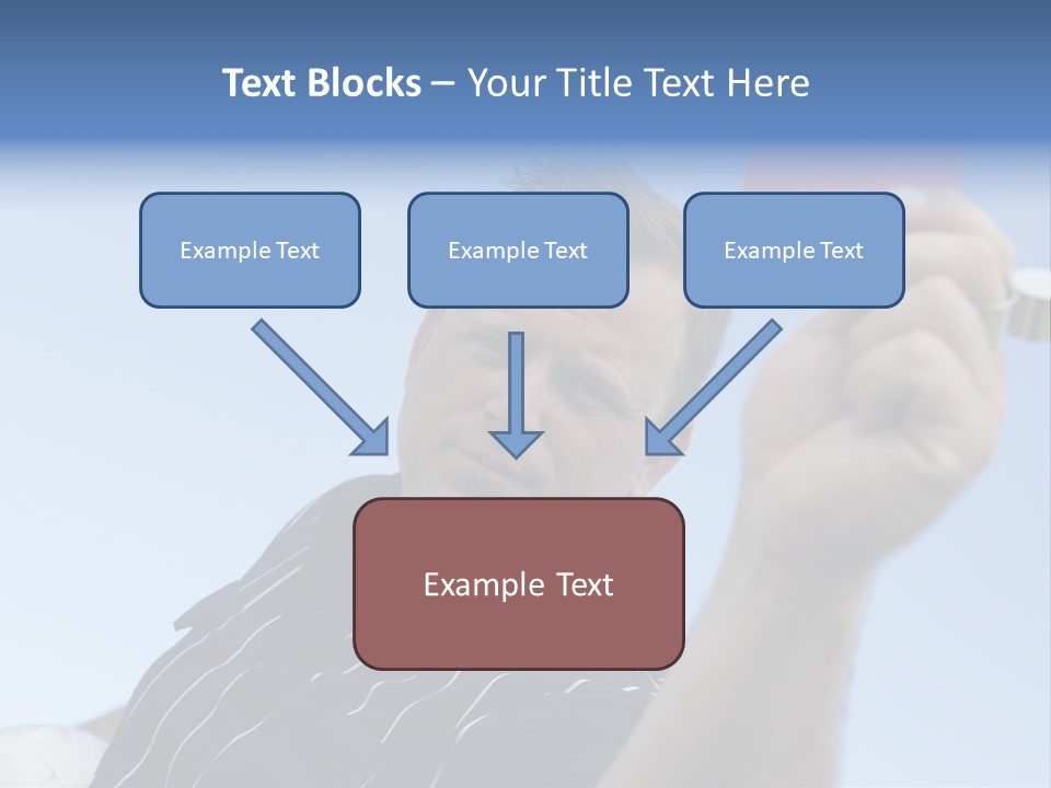 Caucasian Punishment Wrong PowerPoint Template