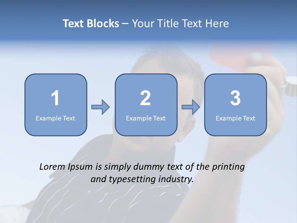 Caucasian Punishment Wrong PowerPoint Template