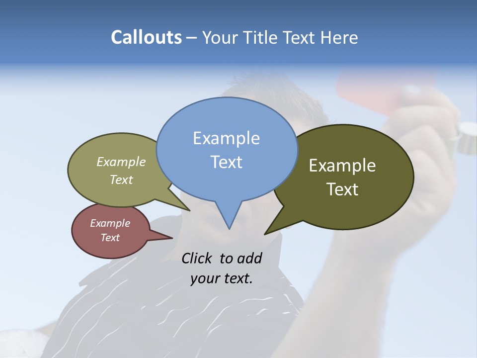 Caucasian Punishment Wrong PowerPoint Template